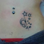 Petit tatouage d'étoile