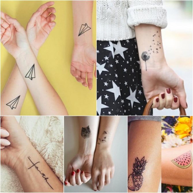 Petits tatouages - Petits tatouages pour filles - Petits tatouages féminins