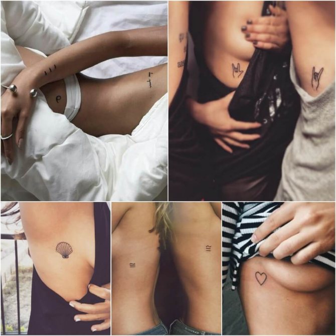 Petits tatouages - Petits tatouages pour filles - Petits tatouages féminins