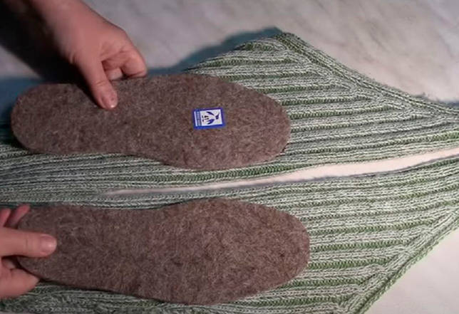 Cours magistral sur la fabrication d'une botte à partir d'un vieux pull-over