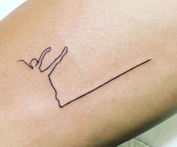 image de la ballerine minimaliste