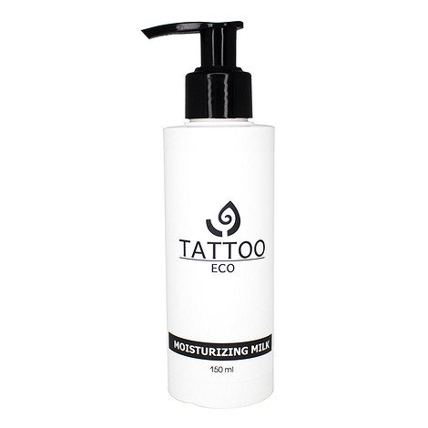 Lait corporel hydratant pour le soin des tatouages
