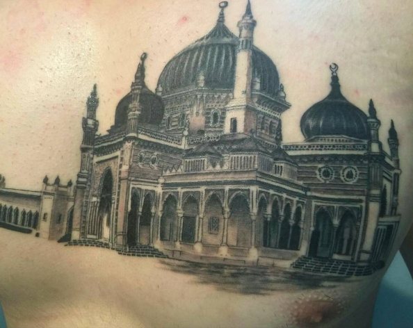 Tatouage musulman : mosquée