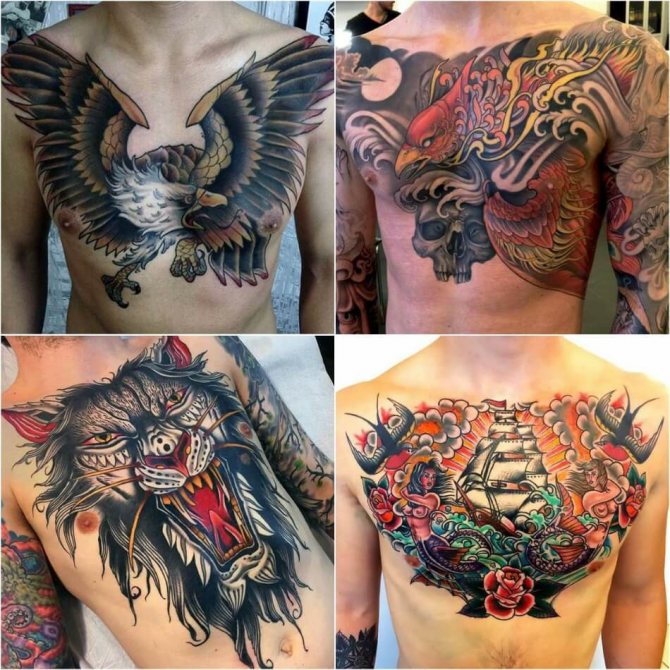 Tatouage de la poitrine pour hommes - Tatouage de la poitrine pour hommes - Tatouage de la poitrine pour hommes