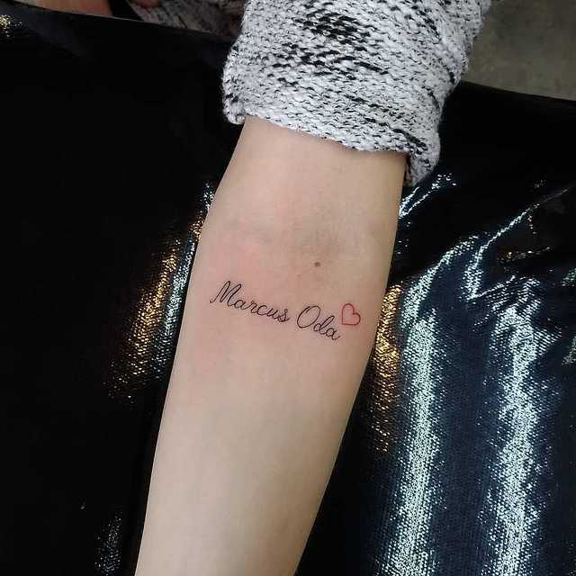 texte de tatouage avant-bras