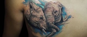 Tatouage d'un éléphant