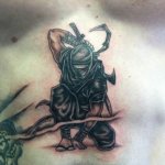 ninja de la poitrine