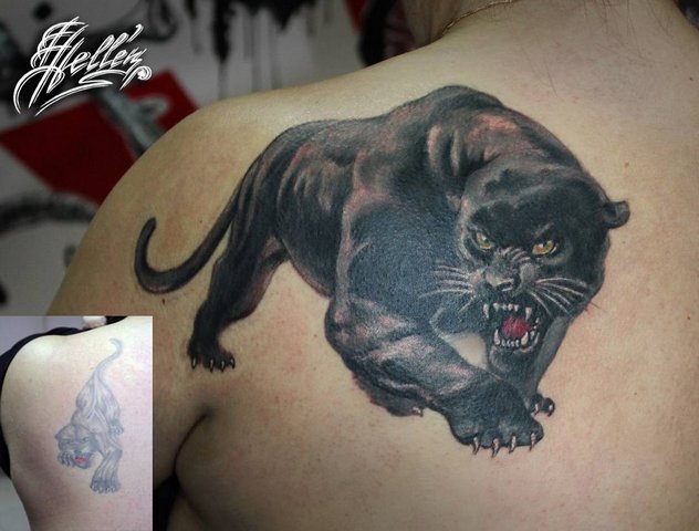Nouveau tatouage de panthère