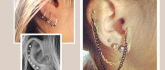 La nouvelle tendance : une boucle d'oreille pour deux trous