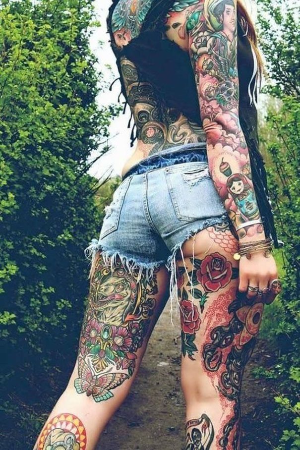 Nouveau tatouage d'école. Sketches masculins, pour filles, photo