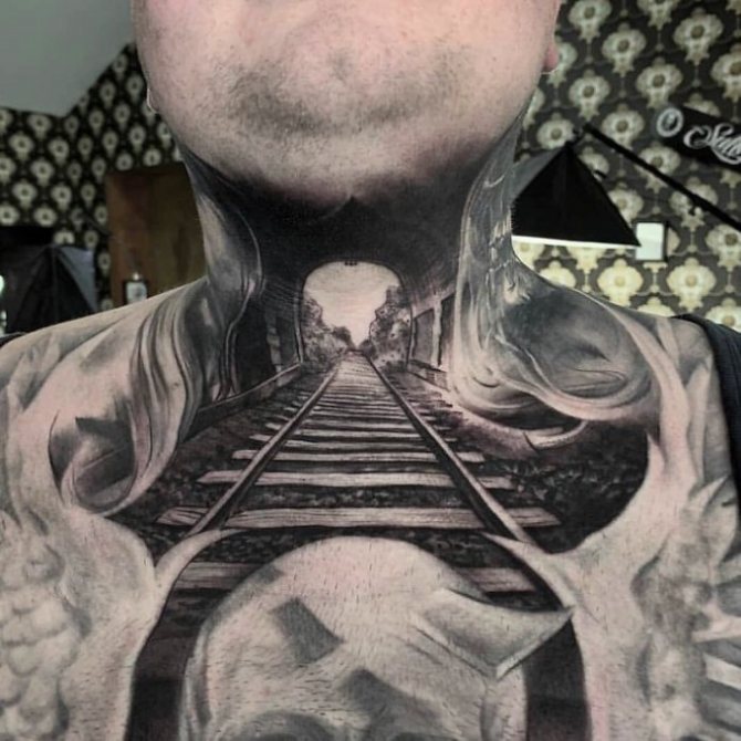 Route du tatouage de la sculpture