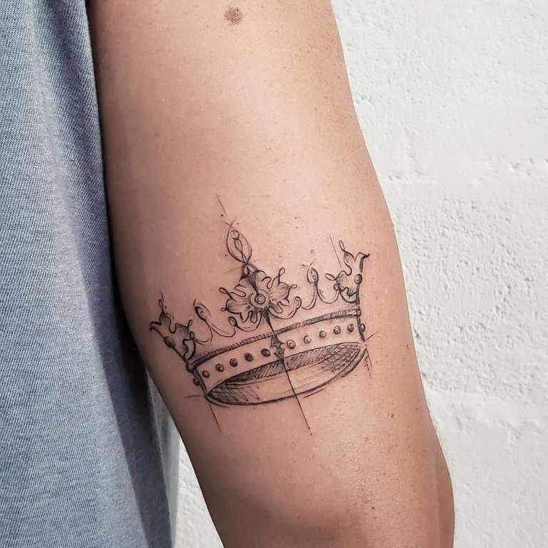 Marquage de tatouage corona
