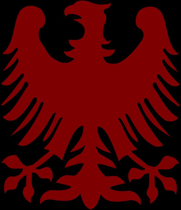 Aigle, Manteau, Canons, Phoenix, Marron, Noblesse