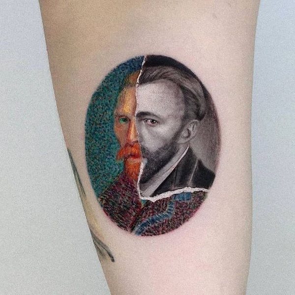 De Van Gogh à Spider-Man : 24 tatouages sympas représentant des peintures et des personnages célèbres