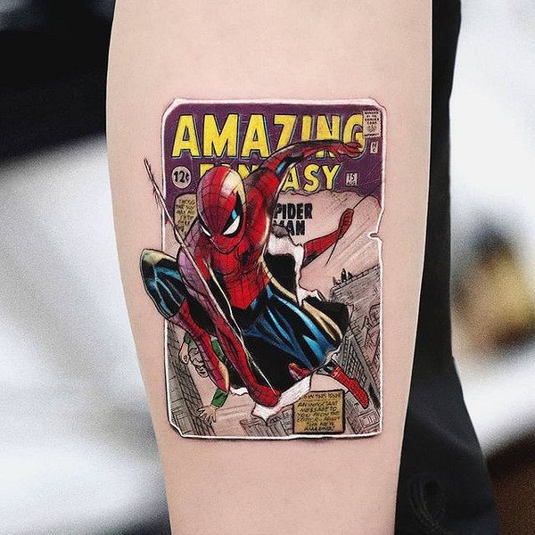 De Van Gogh à Spider-Man : 24 tatouages sympas représentant des peintures et des personnages célèbres