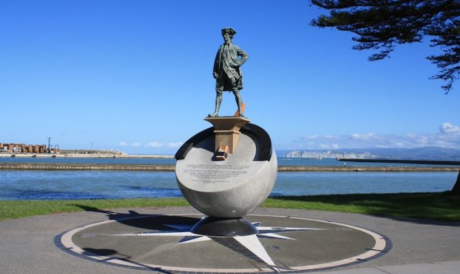 Monument Cook en Nouvelle-Zélande