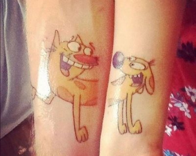 Tatouages pour les couples amoureux. Croquis, inscriptions sur photo avec traduction pour mari et femme, petit ami et petite amie