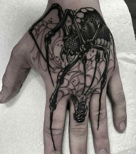 Araignée en main
