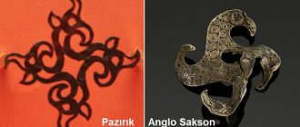 Pazirik et anglo-saxon
