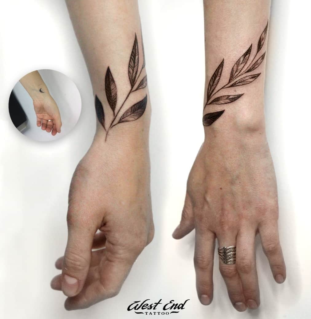 Recouvrement d'un ancien tatouage