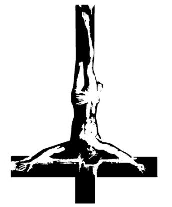 symbole de la croix inversée