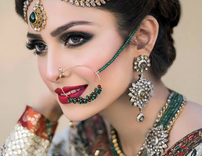 Piercings pour femmes indiennes