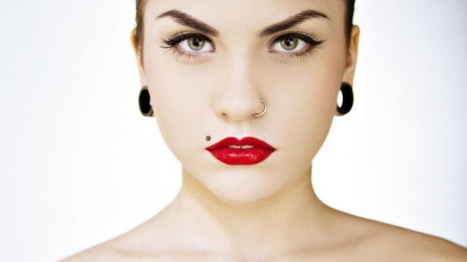 Piercing sur le corps : types et noms