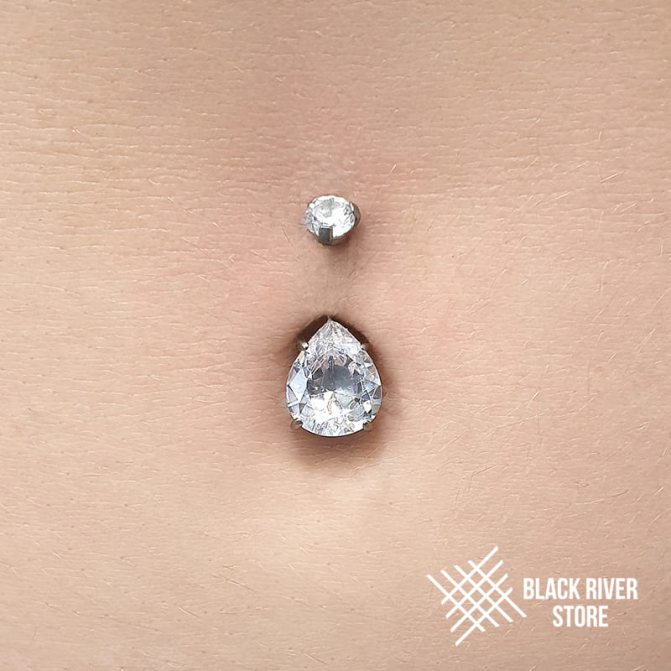 le piercing du nombril