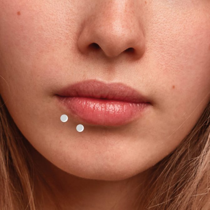 Morsures d'araignées piercing