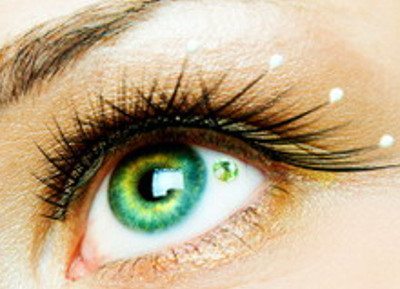 perçage des yeux