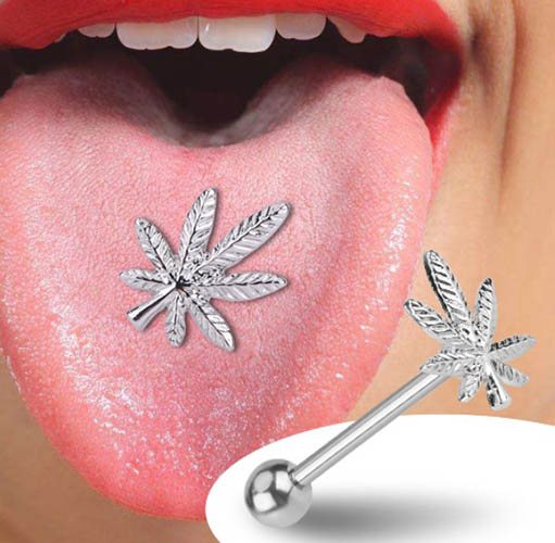 Piercing de la langue barbell. Photo, que choisir, la taille de la décoration, l'entretien