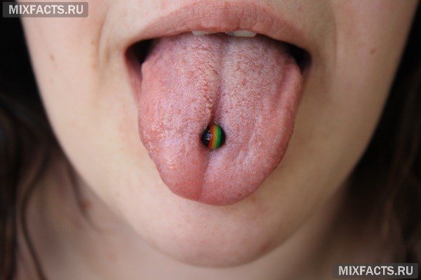 Piercing de la langue - types de piercing, sélection de bijoux, photos
