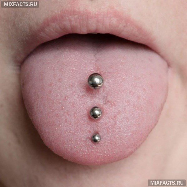 Piercing de la langue - types de piercing, sélection de bijoux, photos