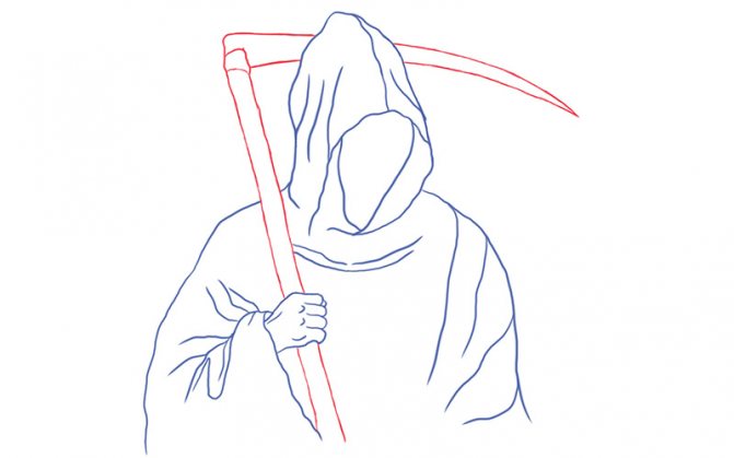 Pourquoi la mort est avec une faux ?