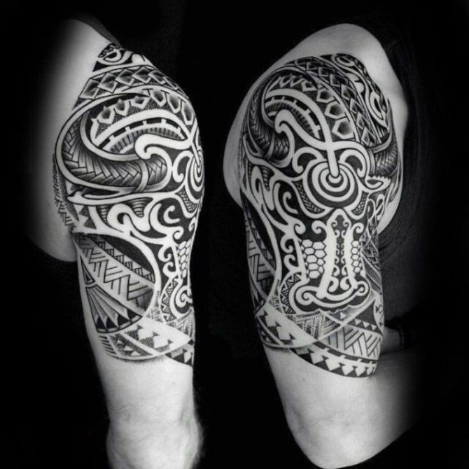 motifs de tatouages polynésiens