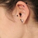 Exemple de Tragus et d'Helix