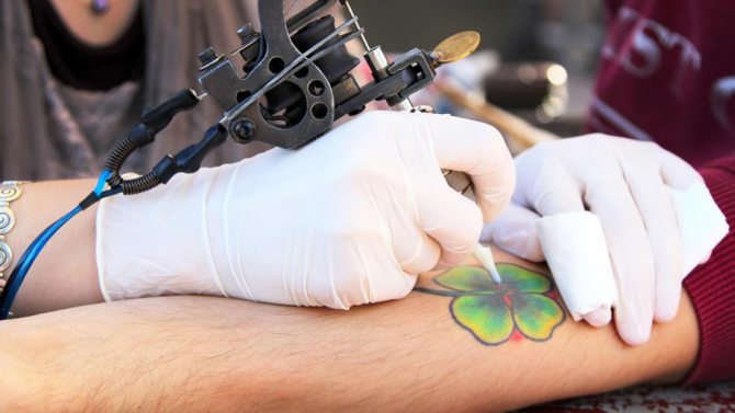 Le processus de tatouage