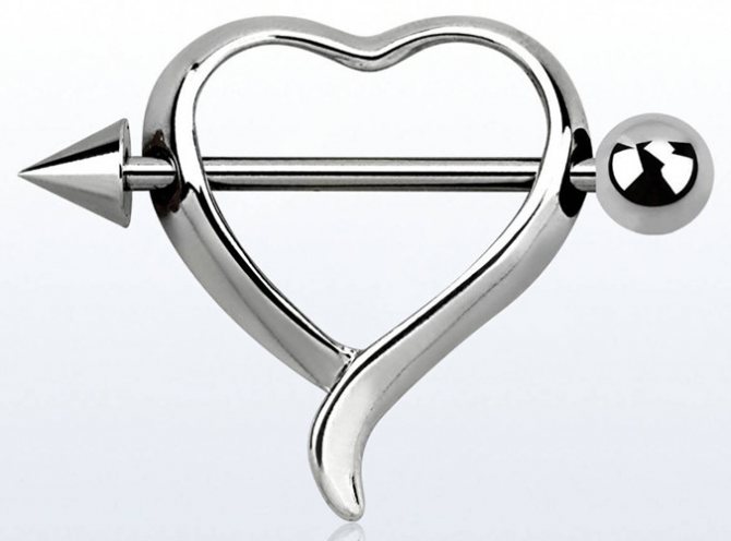 Piercing du mamelon pour les filles. Photos, critiques
