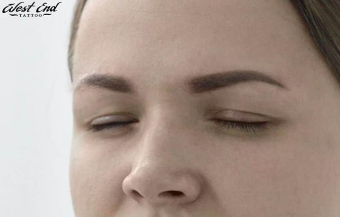 Méthode de tatouage en poudre des sourcils