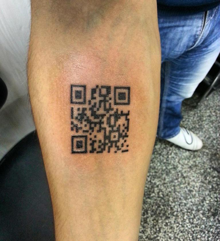 tatouage par code QR