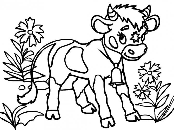 Livres de coloriage du Nouvel An pour l'année du taureau 2021 : modèles de Nouvel An