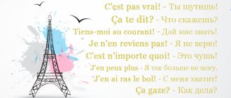 phrases françaises courantes avec traduction