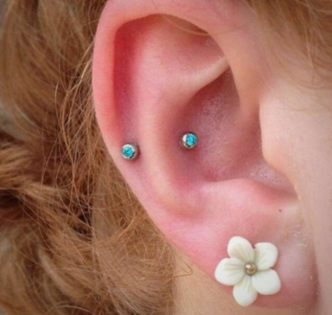 les différents types de piercings