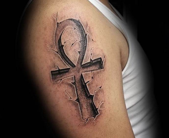 Ankh est une image réaliste d'ankh