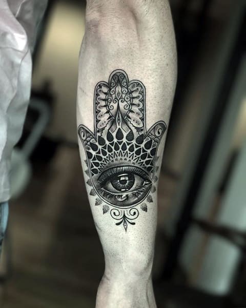 Tatouage de la main de Fatima