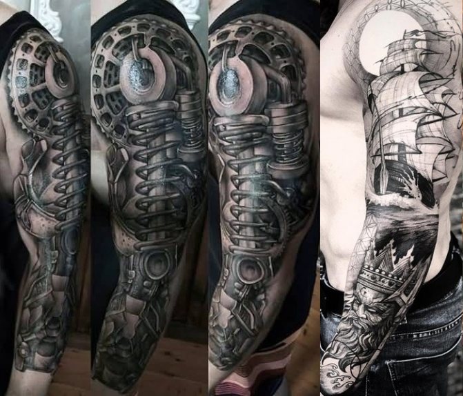 Tatouage de manche
