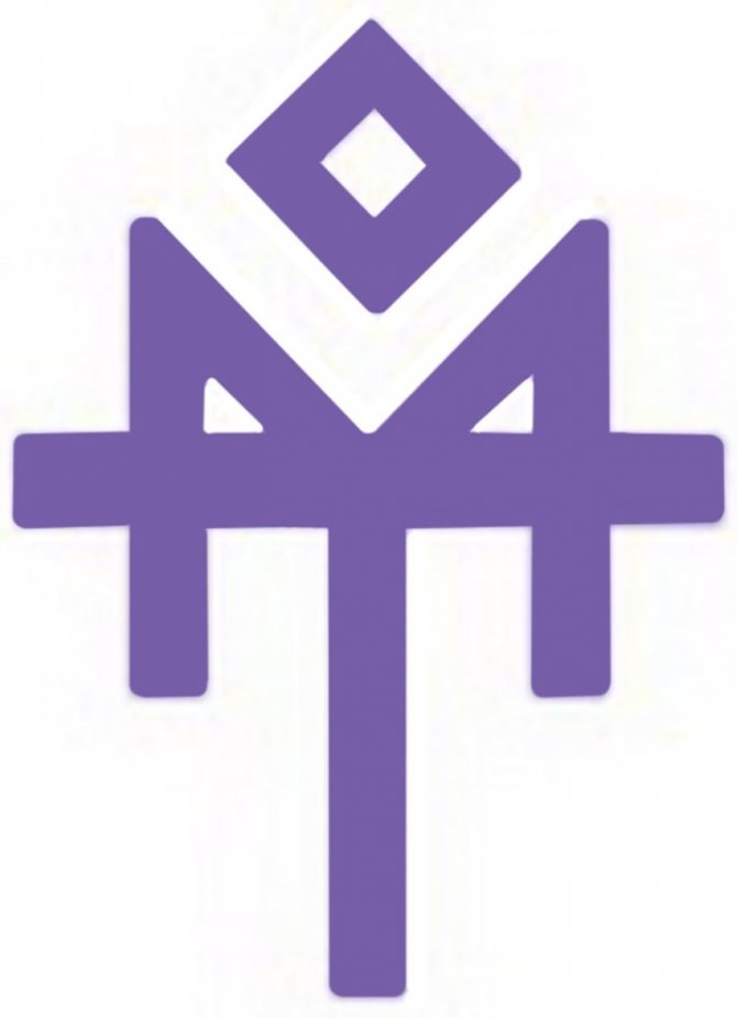 Une rune qui peut être appliquée comme un tatouage pour représenter Dajjbog.