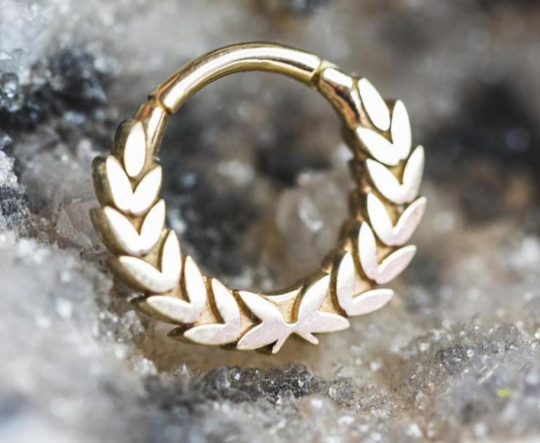 boucles d'oreilles septum