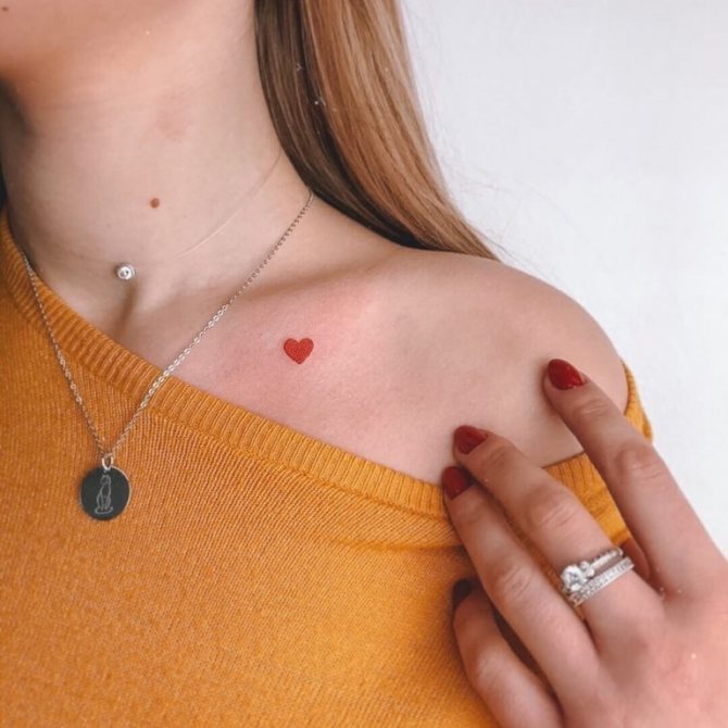 tatouage de coeur