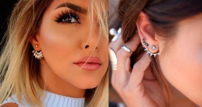 boucles d'oreilles veste